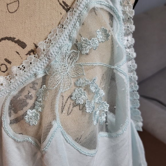 Savage X Fenty 2 piece pijama 95% Rayon, Pistacio color, 3X - Picture 4 of 13